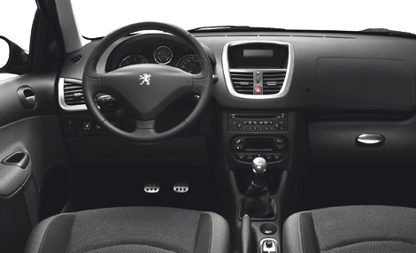 Interior del Peugeot 207 Compac 2010