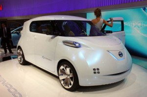 Carro eléctrico Nissan Townpod Concept, tenemos 21 fotos en vivo