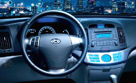 hyundai elantra 2010 interior. Interior del Hyundai Elantra