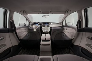 Interior del Honda FCX Clarity 2011
