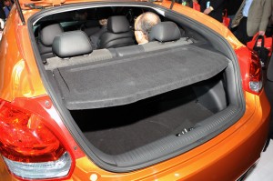 Interior del Hyundai Veloster 2012
