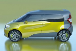 Renault Frenzy Concept: De llegar a producción, montará un propulsor eléctrico de 60 caballos de fuerza capaz de entregar 226Nm y alcanzar la velocidad máxima de 130 km/h. Este motor es el mismo que se utiliza en el Kangoo Z.E, pero adaptado con su propia personalidad sonora.