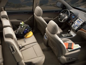 Interior del Hyundai Veracruz 2012 Interior del Hyundai Veracruz 2012