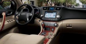 Interior de la Toyota Highlander 2012 Interior de la Toyota Highlander 2012