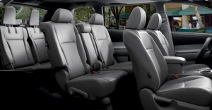 Interior de la Toyota Highlander 2012 Interior de la Toyota Highlander 2012