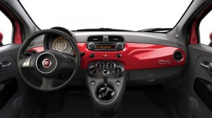 Interior del Fiat 500 modelo 2012 Interior del Fiat 500 modelo 2012