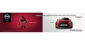 Nissan GT-R VS Usain Bolt: Los más rápidos del mundo