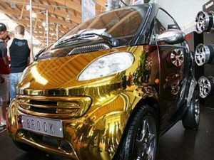 Smart Fortwo en oro