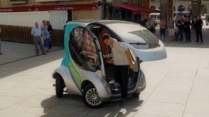 Hiriko Fold: un carro eléctrico que puede plegarse