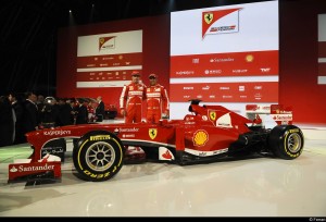 Ferrari presentó su F138 para la Fórmula Uno 2013