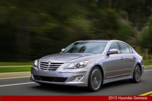 Hyundai Genesis Sedán 2013: menos motores y las mismas líneas generales