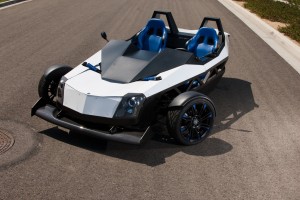 Torq Roadster: un carro eléctrico con tres ruedas y 400CV.