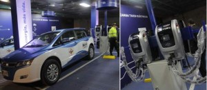 A Colombia llegaron los primeros taxis eléctricos. 