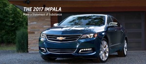 Chevrolet Impala 2017: diseño, el refinamiento y lujo