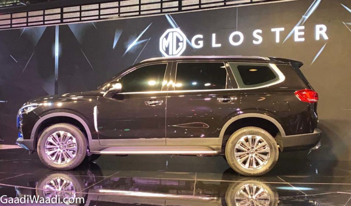 MG Gloster 2021 Una SUV de Maxus con insignias MG. Lista de Carros