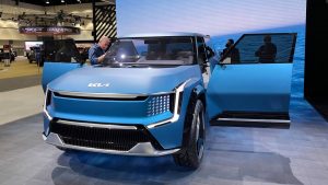 Salón de Los Ángeles 2021: Kia EV9 Concept, una enorme SUV eléctrica de siete asientos.