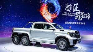 Auto Show de Shanghái 2023: Cannon CyberP!ckup 6x6, una ruda camioneta de tres ejes.